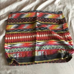 Billabong tribal pencil skirt